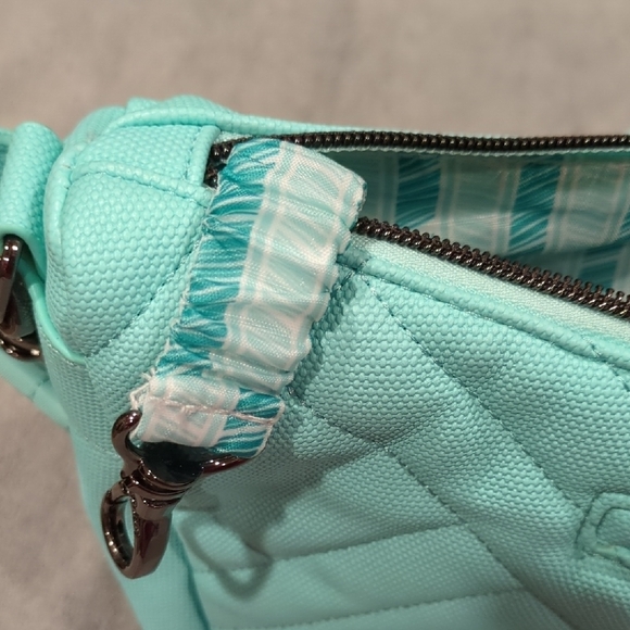 Lug Harmony Matte Luxe VL Messenger/Crossbody Bag-Aquamarine Blue-NWT - Picture 9 of 16